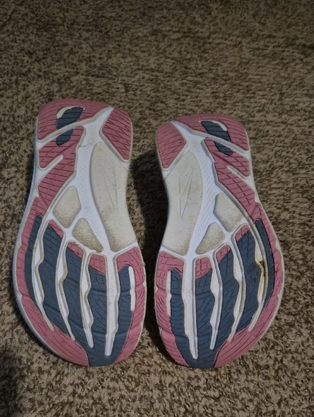 Altra FWD Via Women's Pale Blue Athletic Running Shoes with Pink Accent